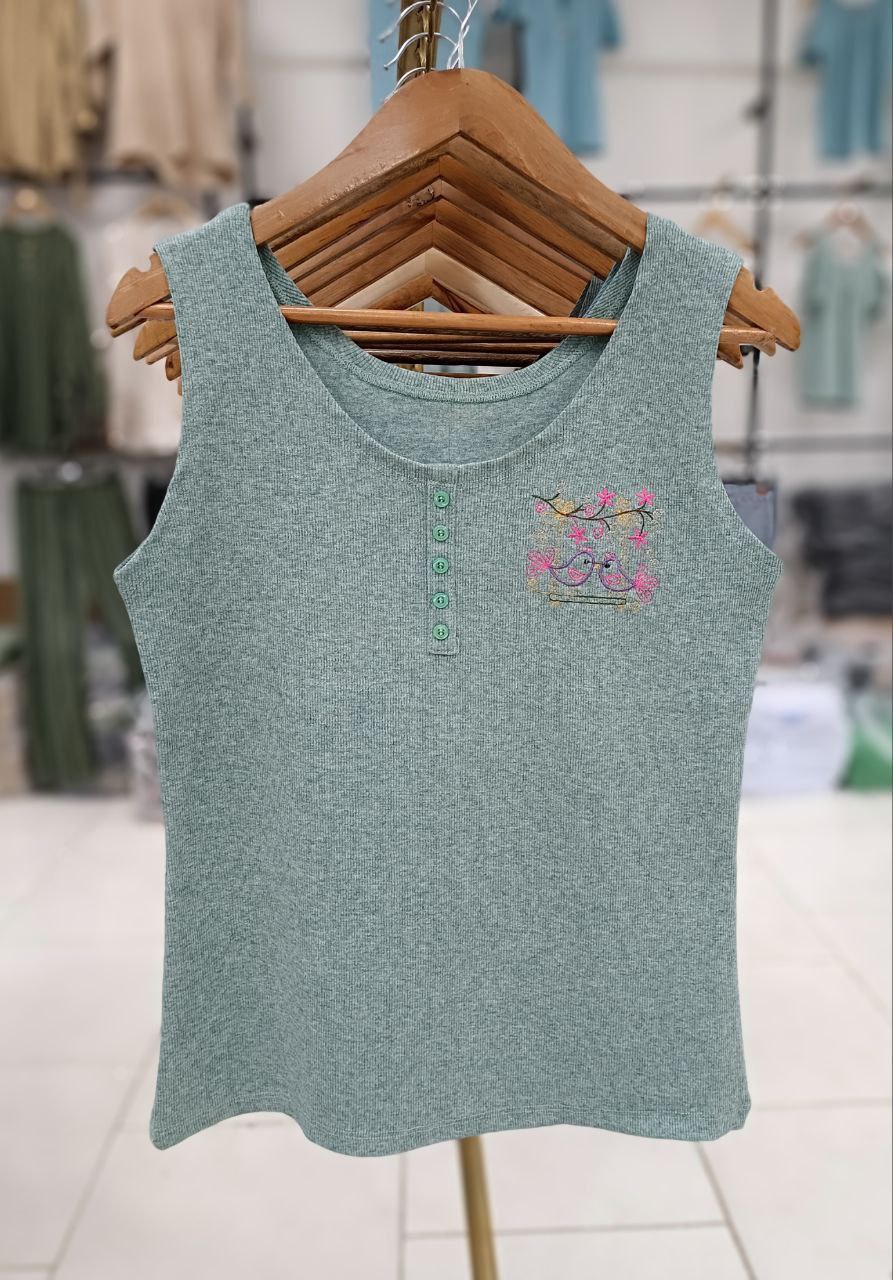 تاپ حلقه ایی کبریتی گلدوزی (مناسب فصل پاییز و زمستان)